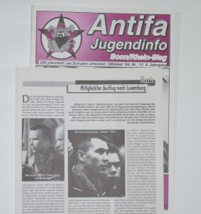 © Redaktion Kein Veedel für Rassismus - Fotoinfo: Schon in den 90er Jahren im Fokus der Antifa-Recherche: Attentäter Frank S.